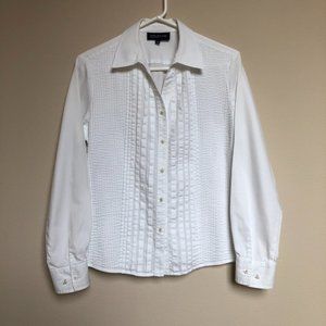 Jones New York Signature Collection white dress shirt, large